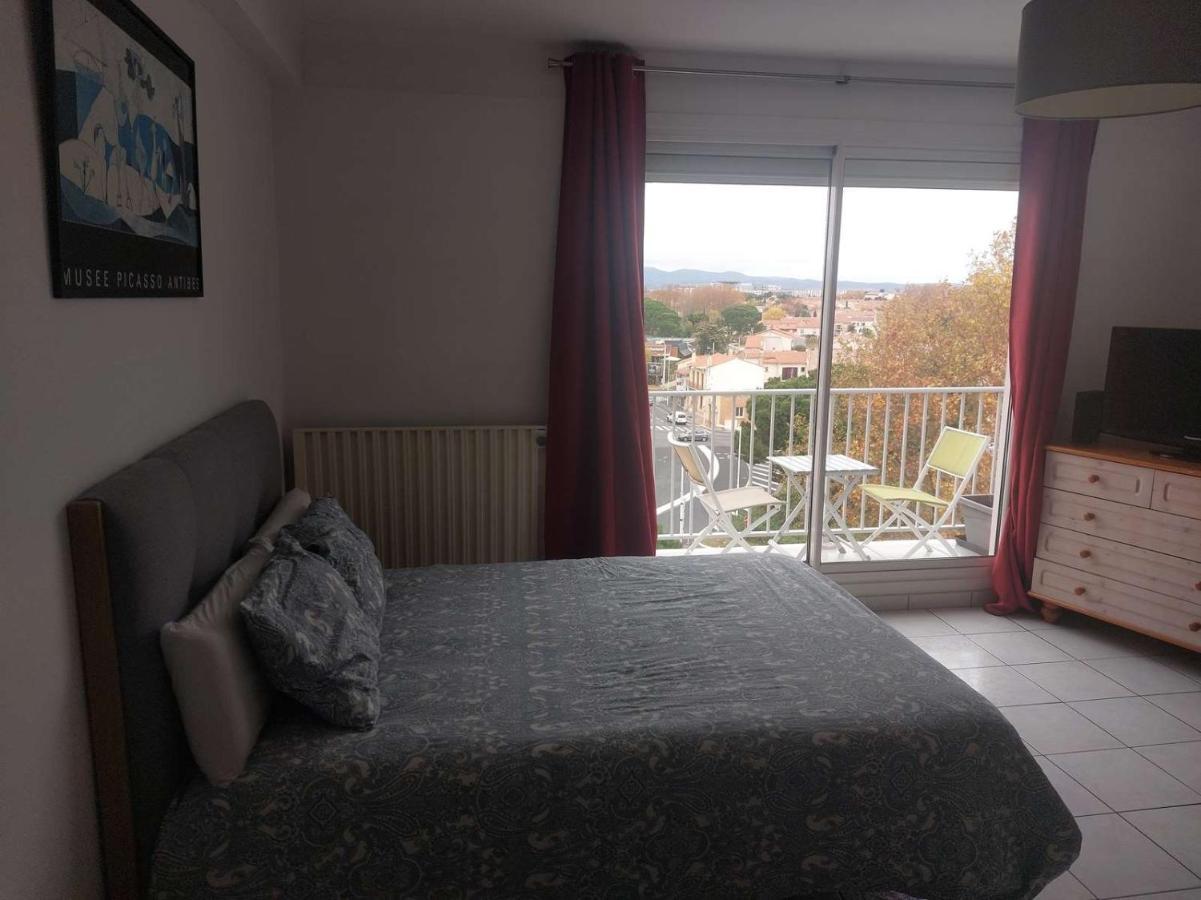 Residence D'Anjou - Grand Studio Avec Balcon Et Parking Privatif 佩皮尼昂 外观 照片